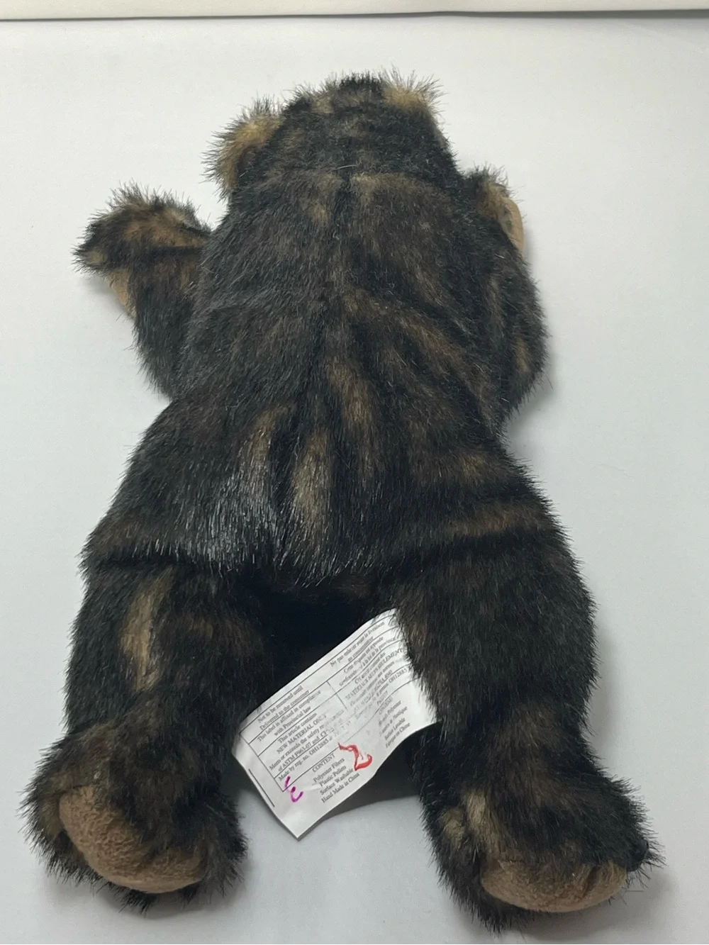 Ditz Designs Realistic Black Bear Plush 14”  Hen House Vintage Stuffed Animal